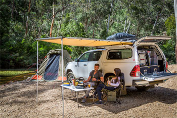 4wd camper hire for 5 people. Setup go away for the day and return no neeed to unpack